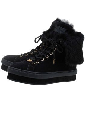 Authentic Louis Vuitton Suede Winter Boots